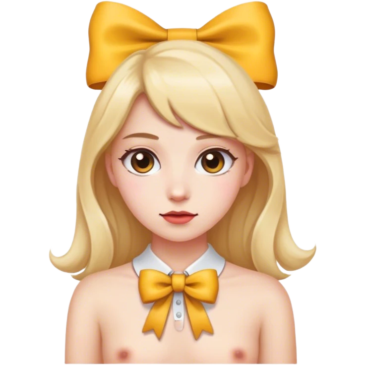 😚+🎀 emoji