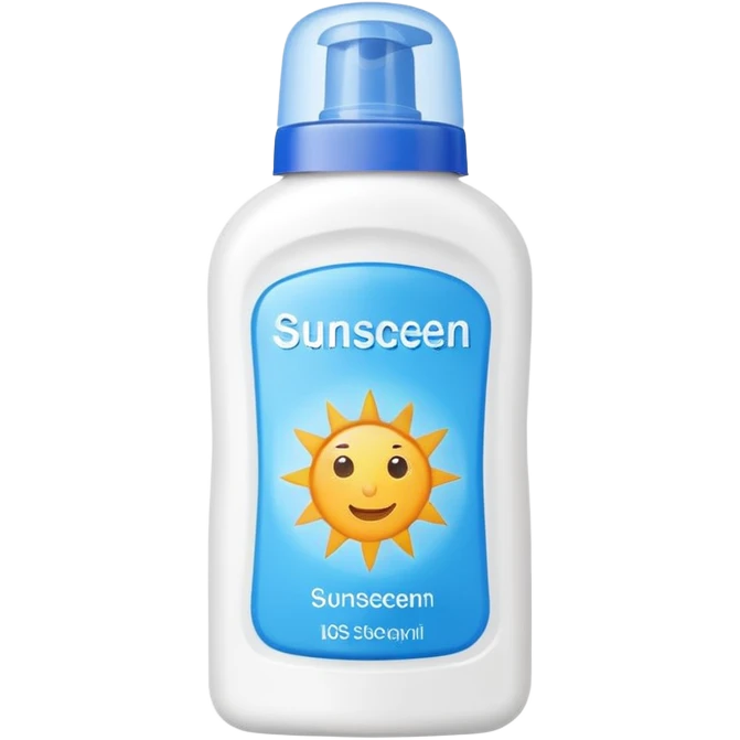 sunscreen emoji