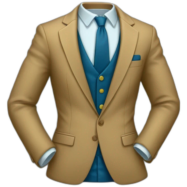 homme blazer qui souffle emoji