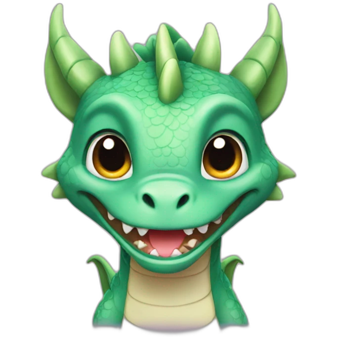 Cute dragon emoji