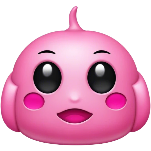 Black & pink item emoji