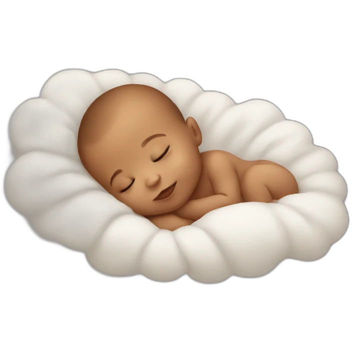 Baby sleeping emoji