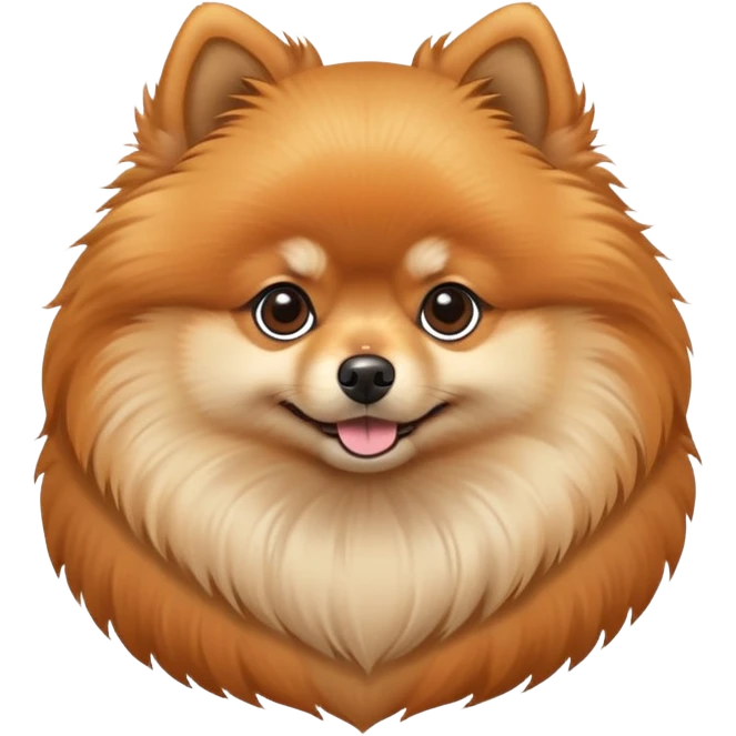 orange brown pomerania shpiz emoji