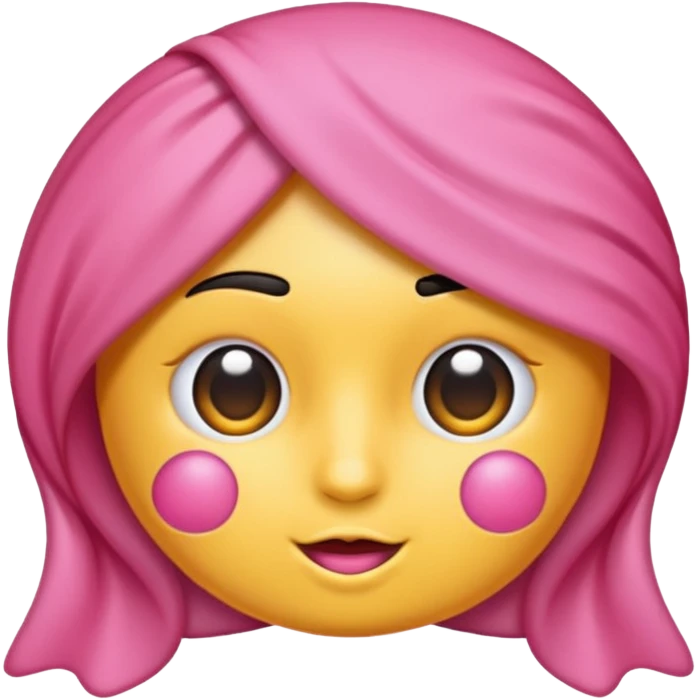 Um emoji de um laço rosa emoji