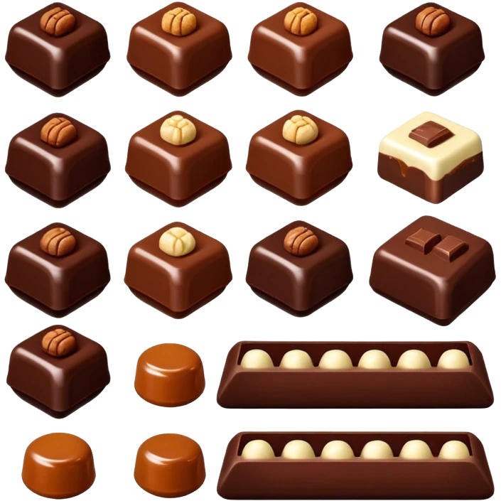 Chocolate bonbons emoji