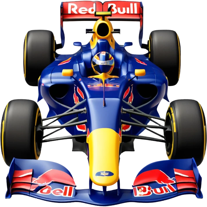 a 2010 Red Bull Formula 1 car emoji