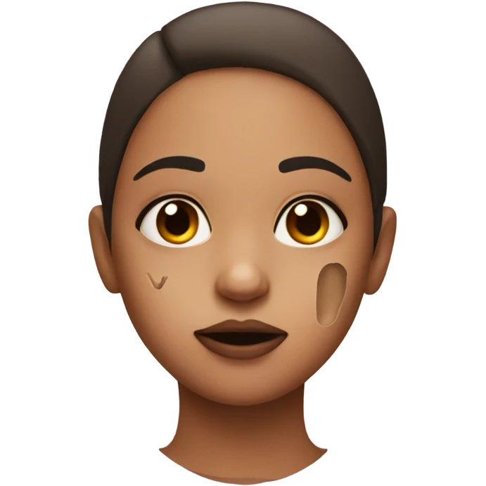 Girl with broken nose emoji