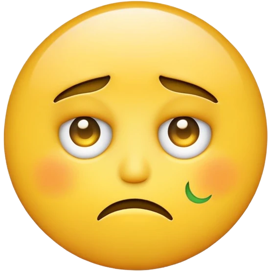 yellow circle emoji face with a frown and dollar sign eyes  emoji