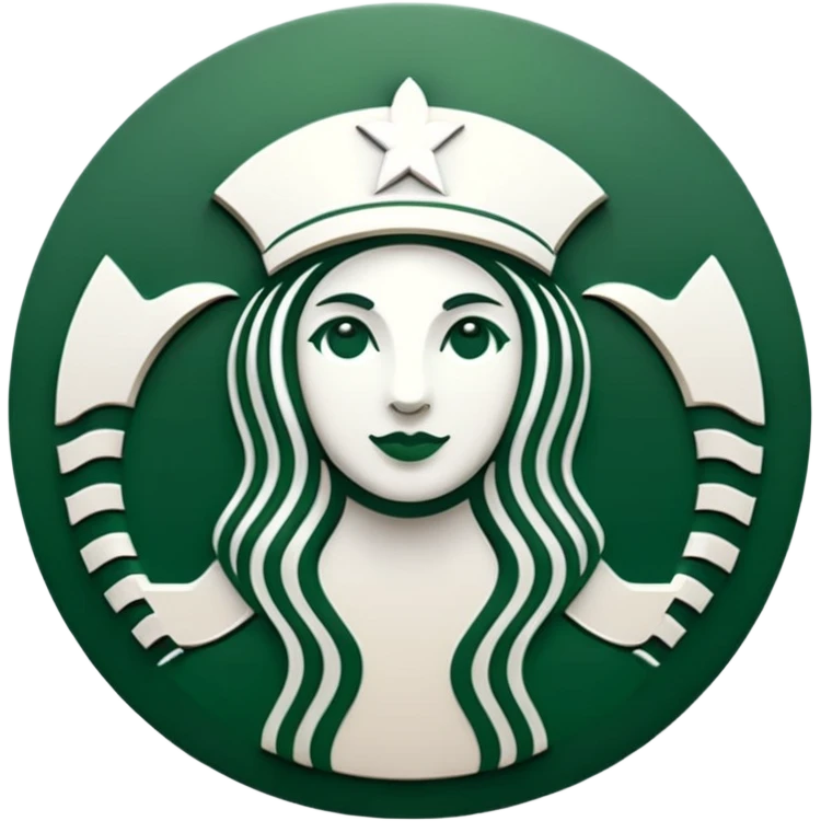 SMİLAR STARBUCKS LOGO emoji