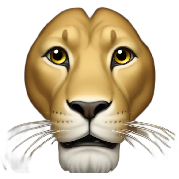 Consulting lion emoji