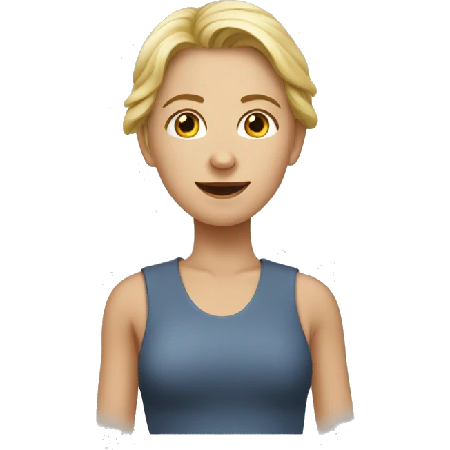 девушка с кактусом emoji