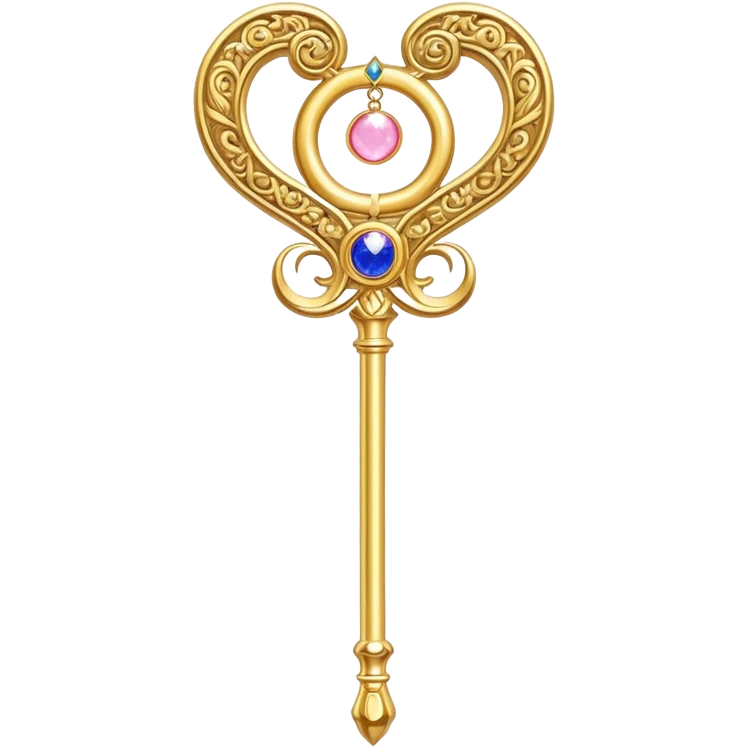 Sailor moon moon stick emoji