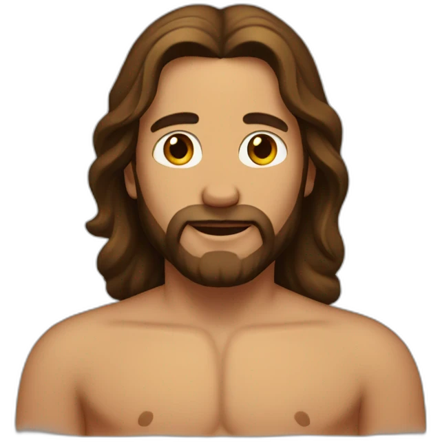 jesus shirtless emoji