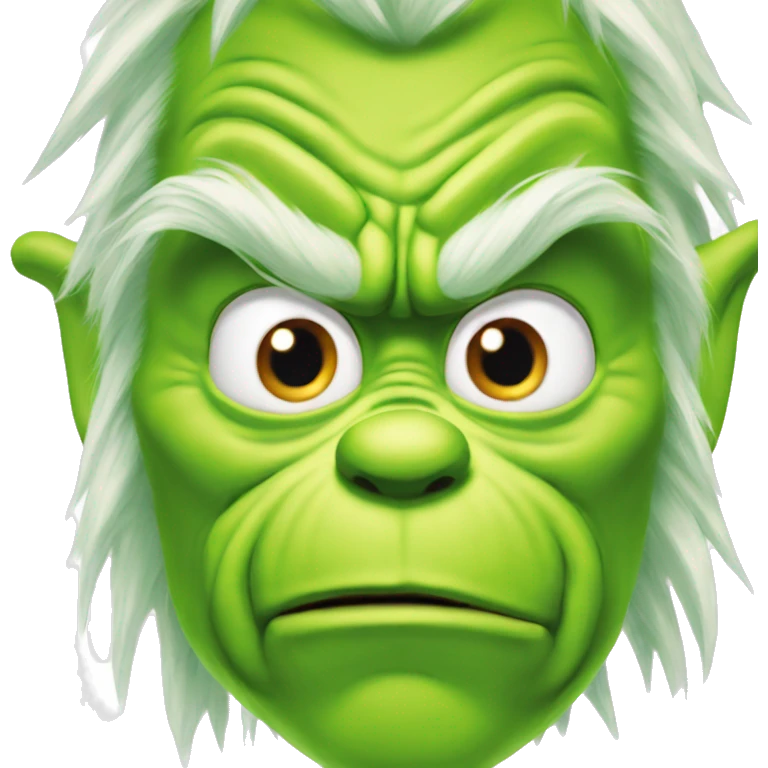 Grinch super sayan emoji