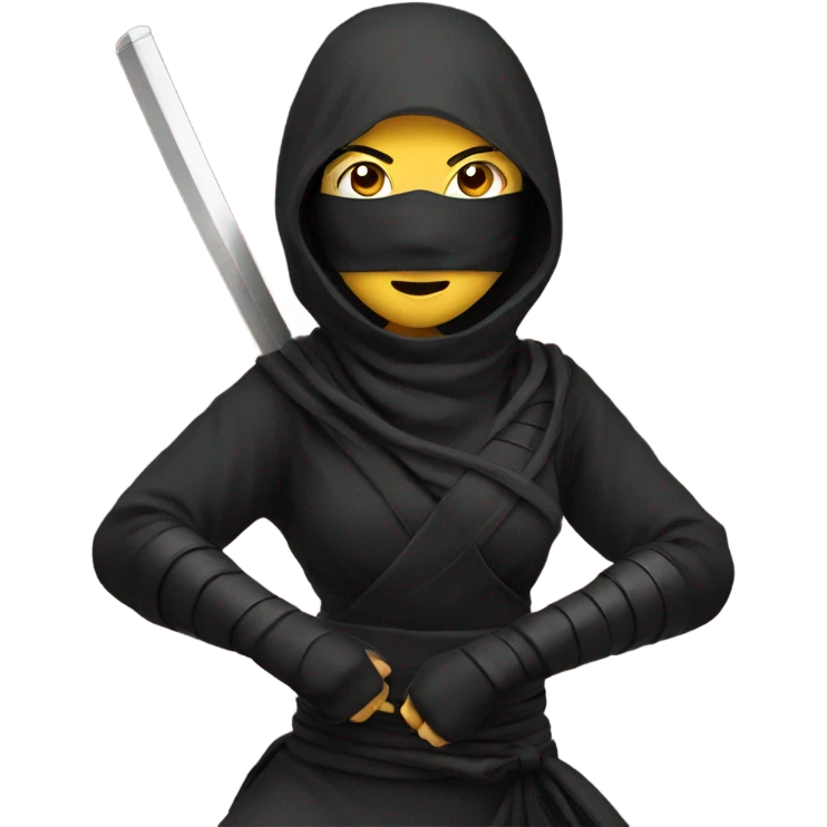 Women ninja emoji