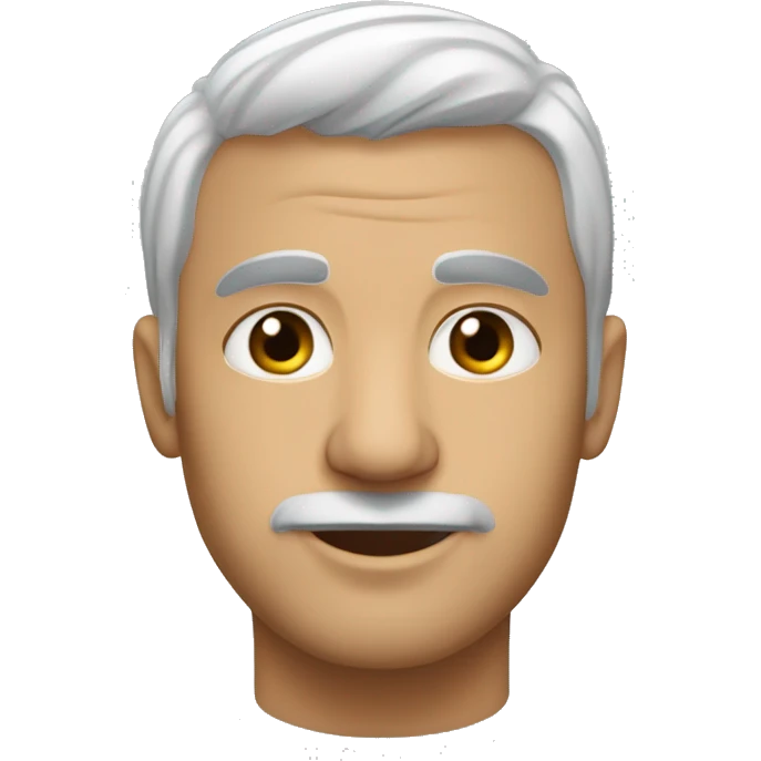 homem branco gordinho careca de ocu emoji