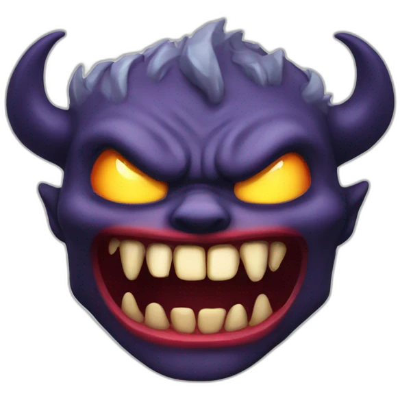 Demon avec une bite emoji