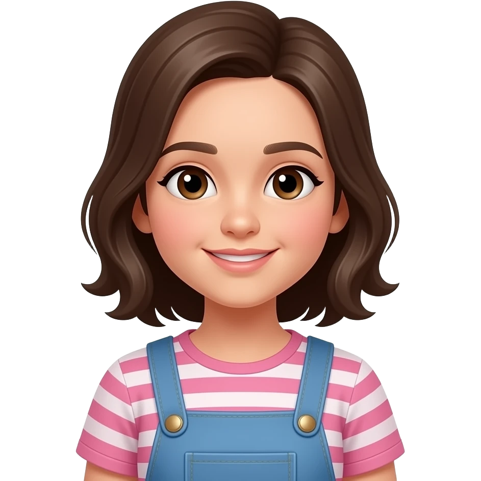 a 10yo girl weari emoji