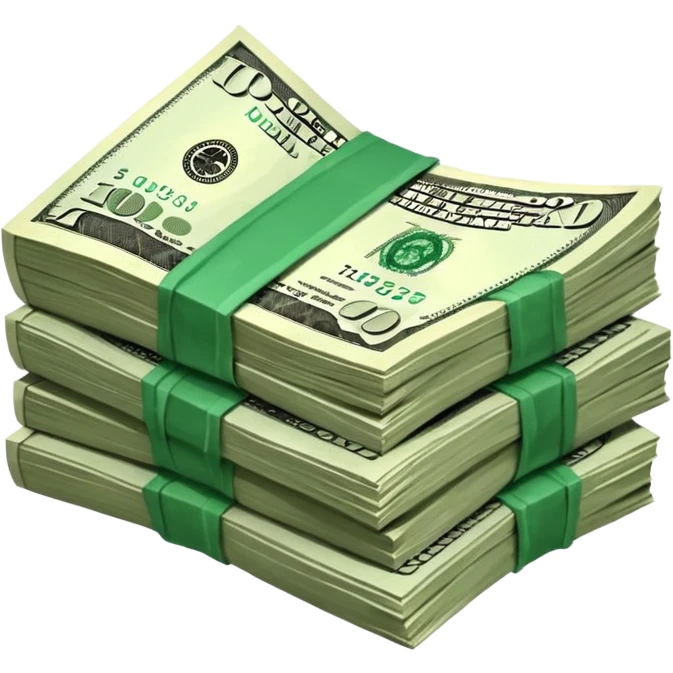 Falling value of the dollar emoji