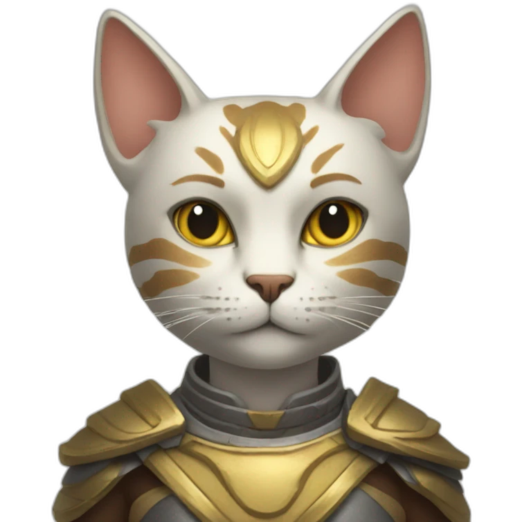 cat warrior of light emoji