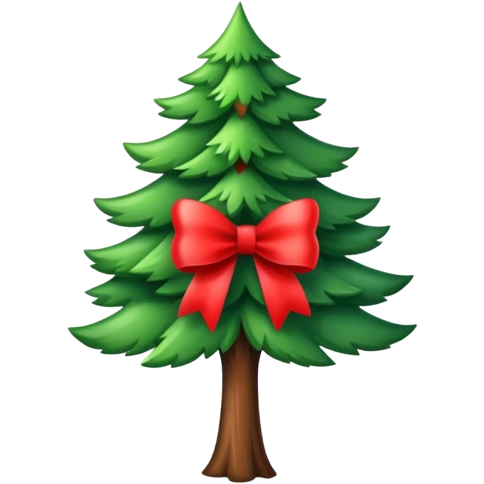 bow on a tree emoji