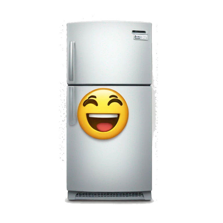 refrigerator laughs emoji