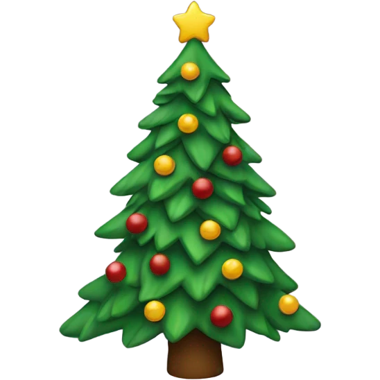 christmas tree emoji