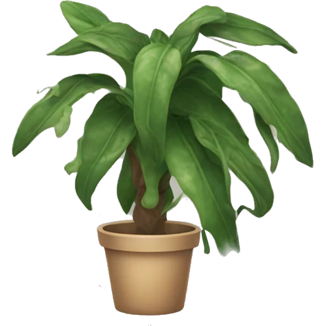 dead dried out houseplant  emoji
