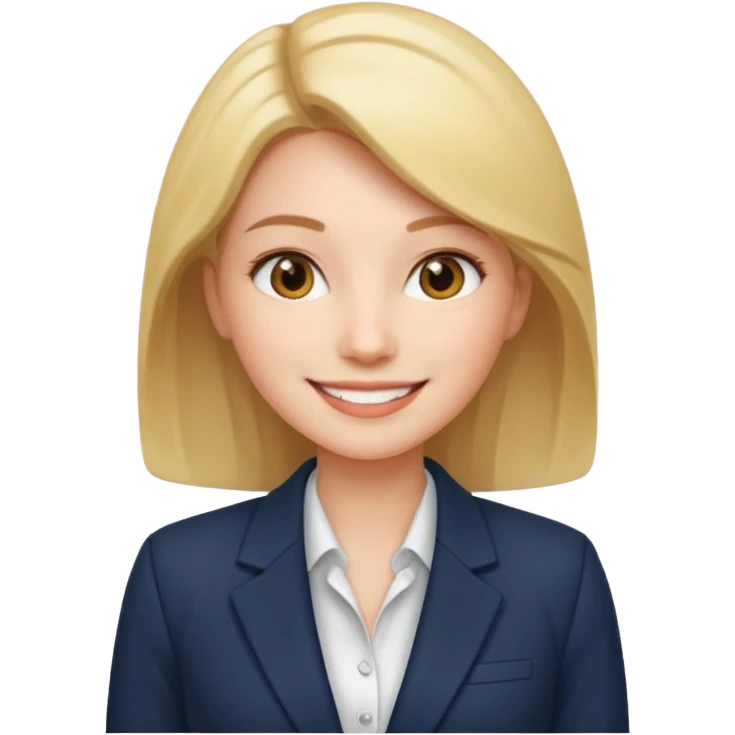 Девушка бизнесвумен на работе  emoji