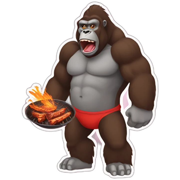 BBQ-GORILLA emoji