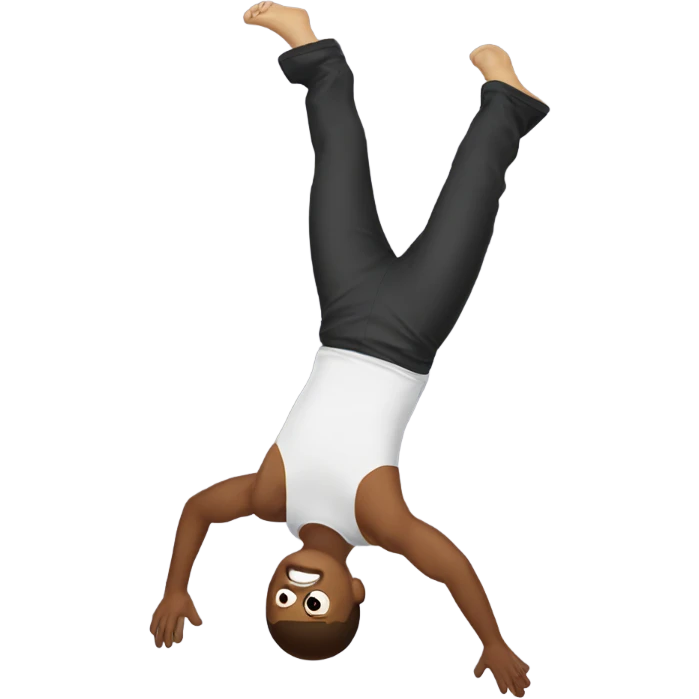 Guy backflip  emoji