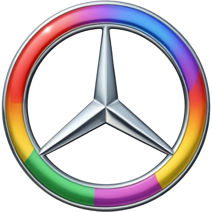 Make Mercedes logo emoji