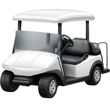 Speeding golf cart emoji