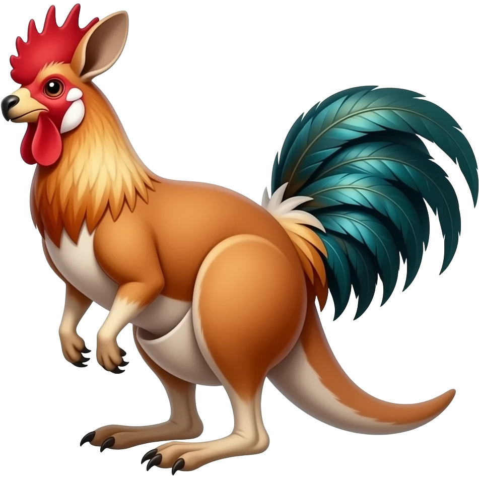 Kangarooster emoji