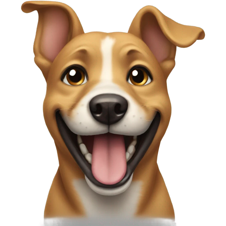 dog smile emoji