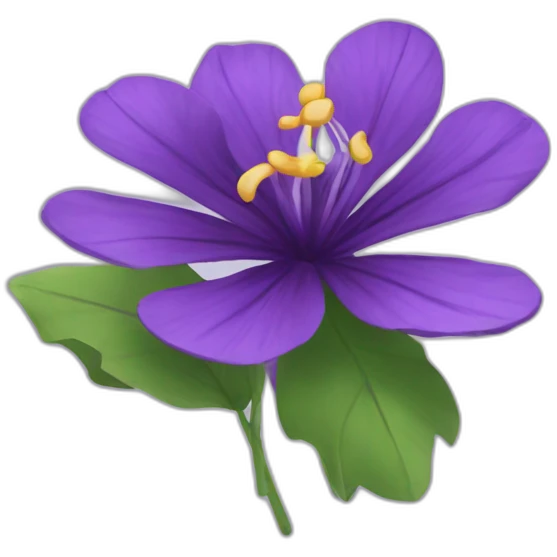Fleurs violet  emoji