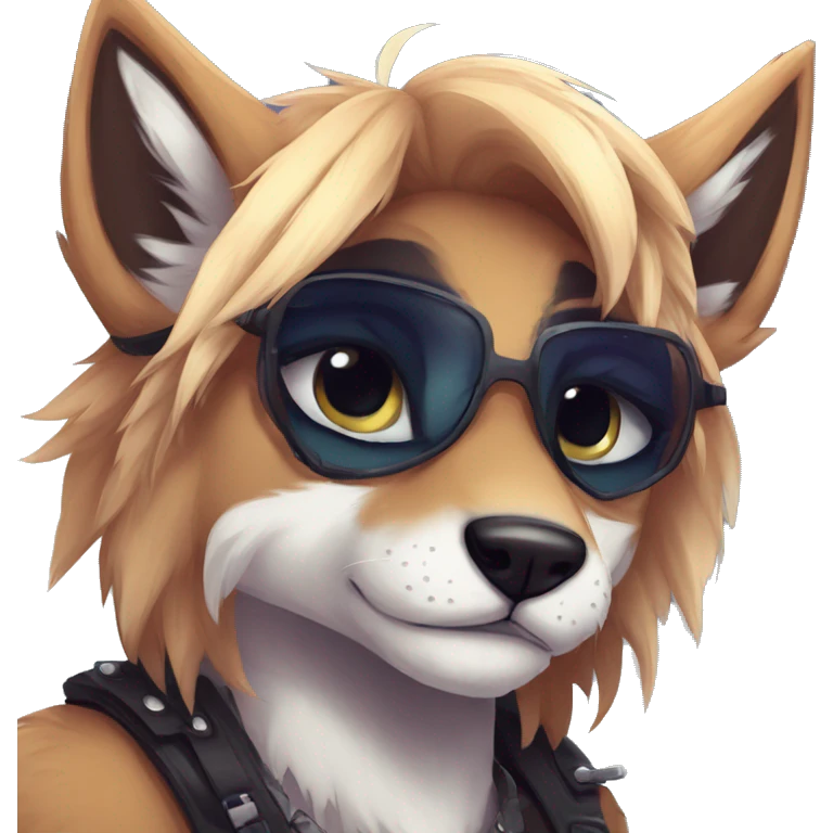 Edgy anthro furry by Falvie, LiLaiRa, AngieWolf emoji