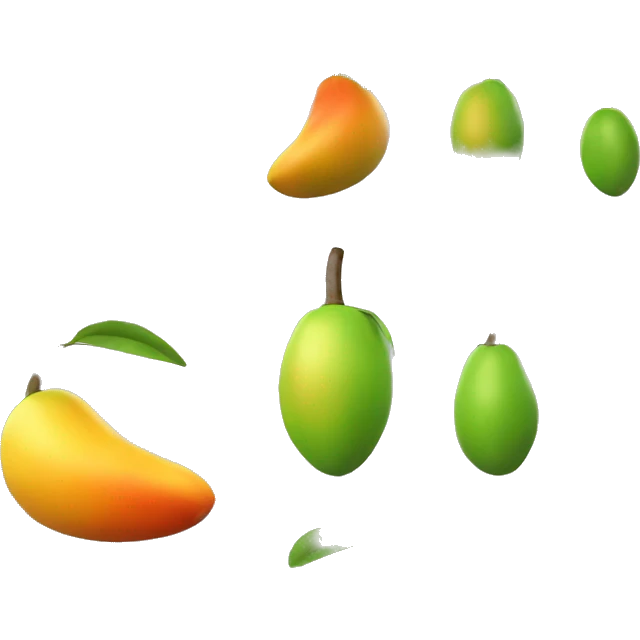 3D Mango  emoji