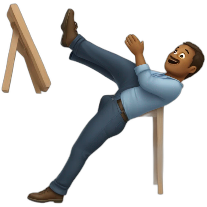 man flipping over table emoji