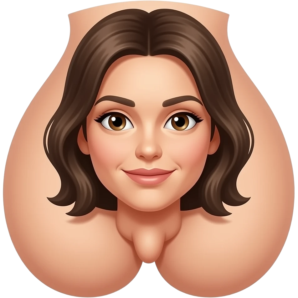 nude hard strong womans pussy, emoji