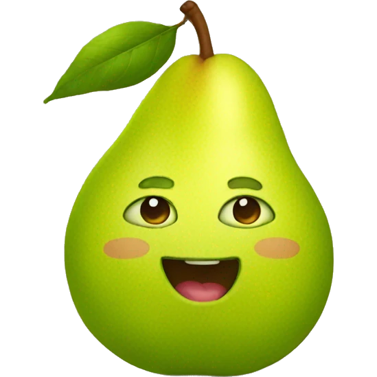 Pear emoji