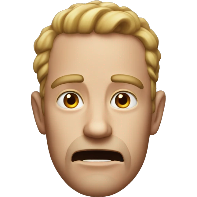 Red handed emoji