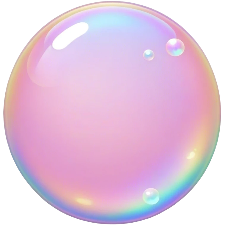 Light pink bubbles  emoji