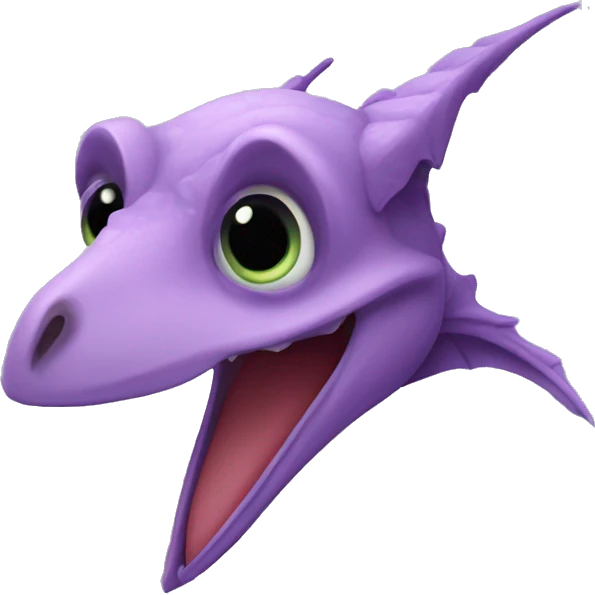 lavender vampiric pterodactyl emoji