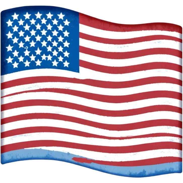 upside down American flag emoji