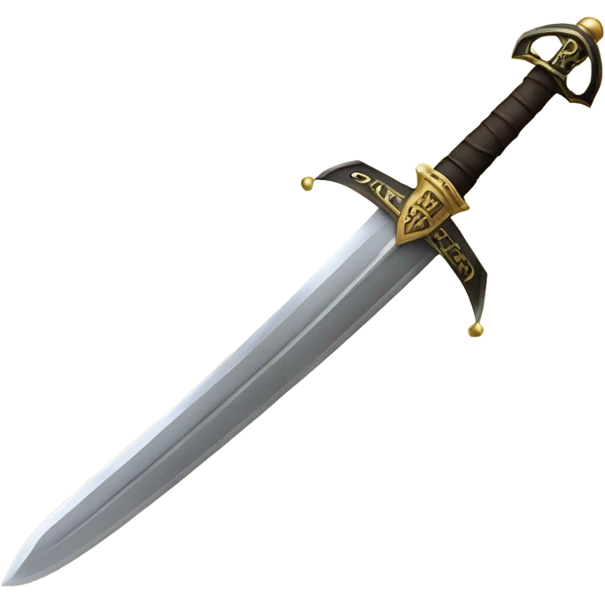 a sword with to heads written on in "لا سيف الا ذو الفقار ولا فتى الا علي" emoji