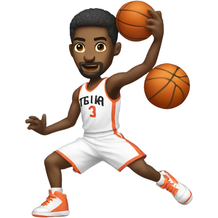 basketball player dunker emoji