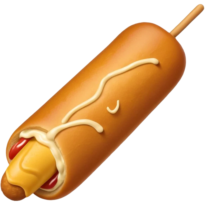 Total black corndog emoji