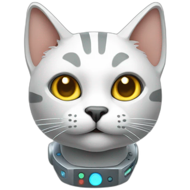 Spatial Computing Robot Cat emoji