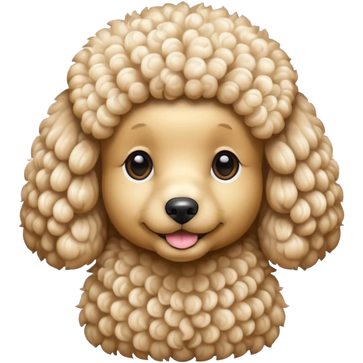 Poodle emoji